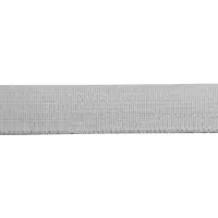 MIL-W-5664 woven nylon elastic stretched out horizontally in the color white