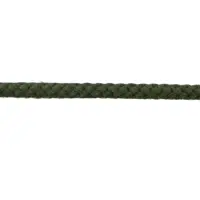 MIL-C-43701 shock cord stretched out horizontally in the color green